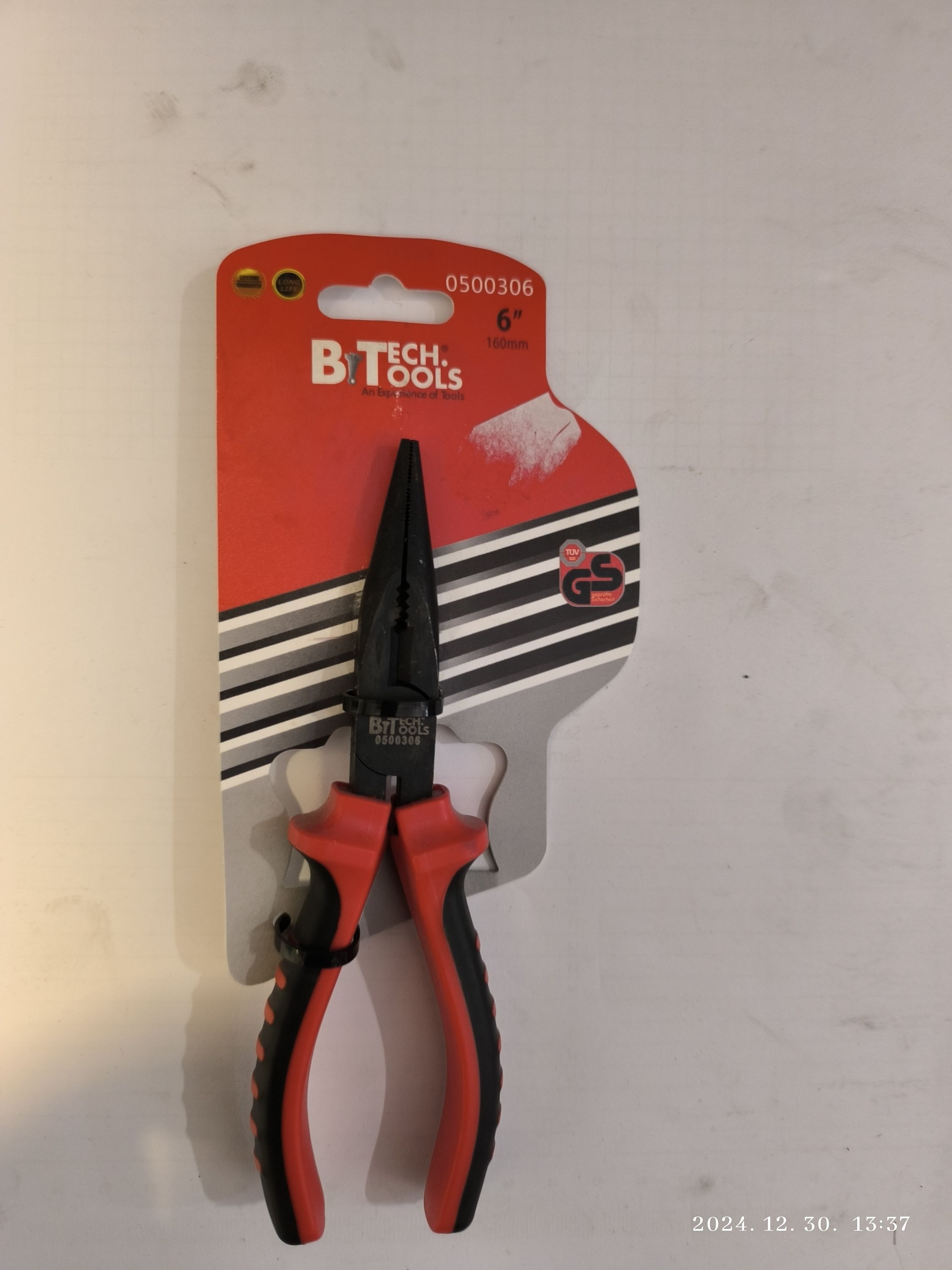 B-TECHTOOLS Csőrös fogó 160mm termék fő termékképe