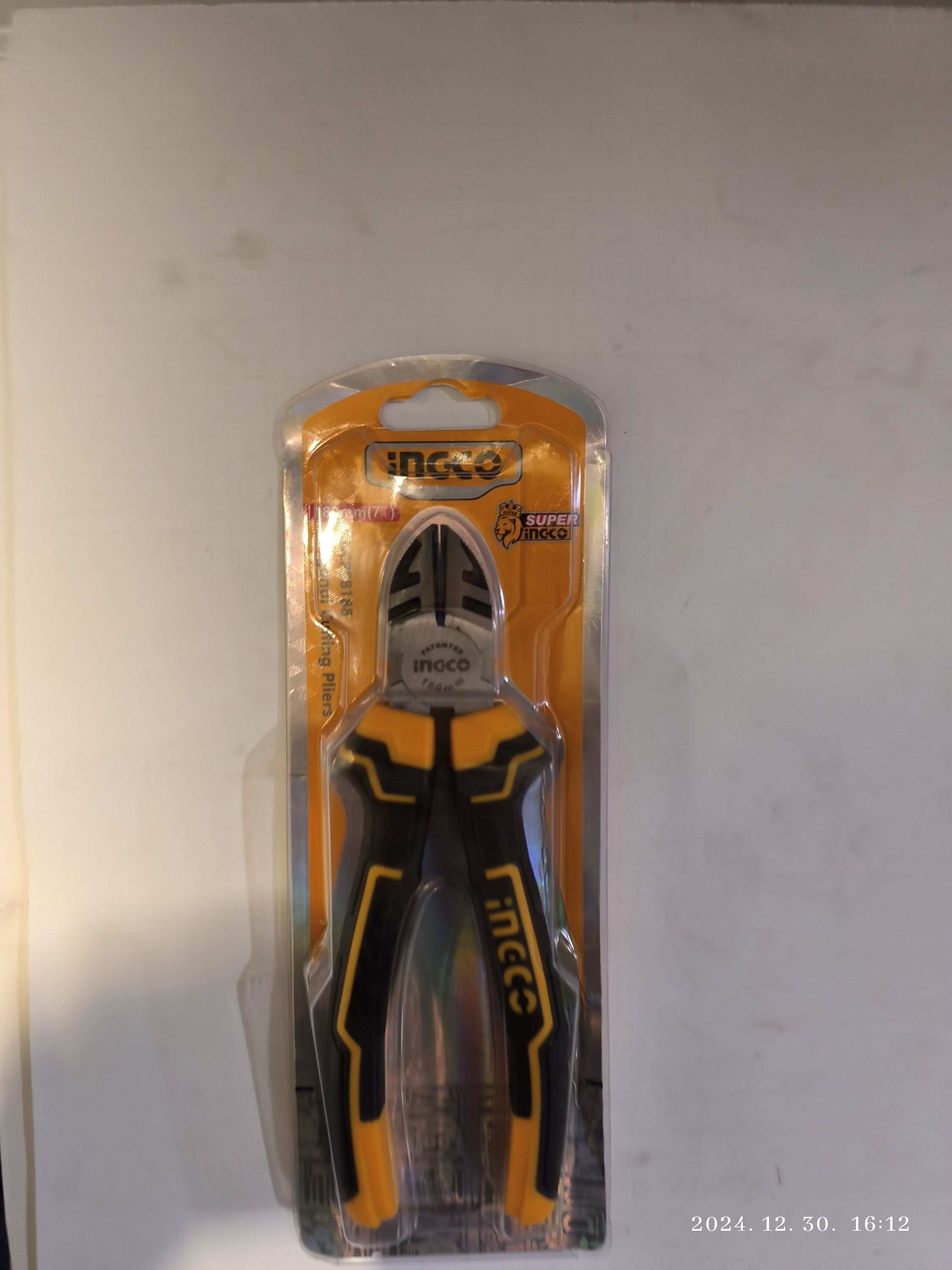 INGCO Oldalcsípő fogó 180mm termék fő termékképe