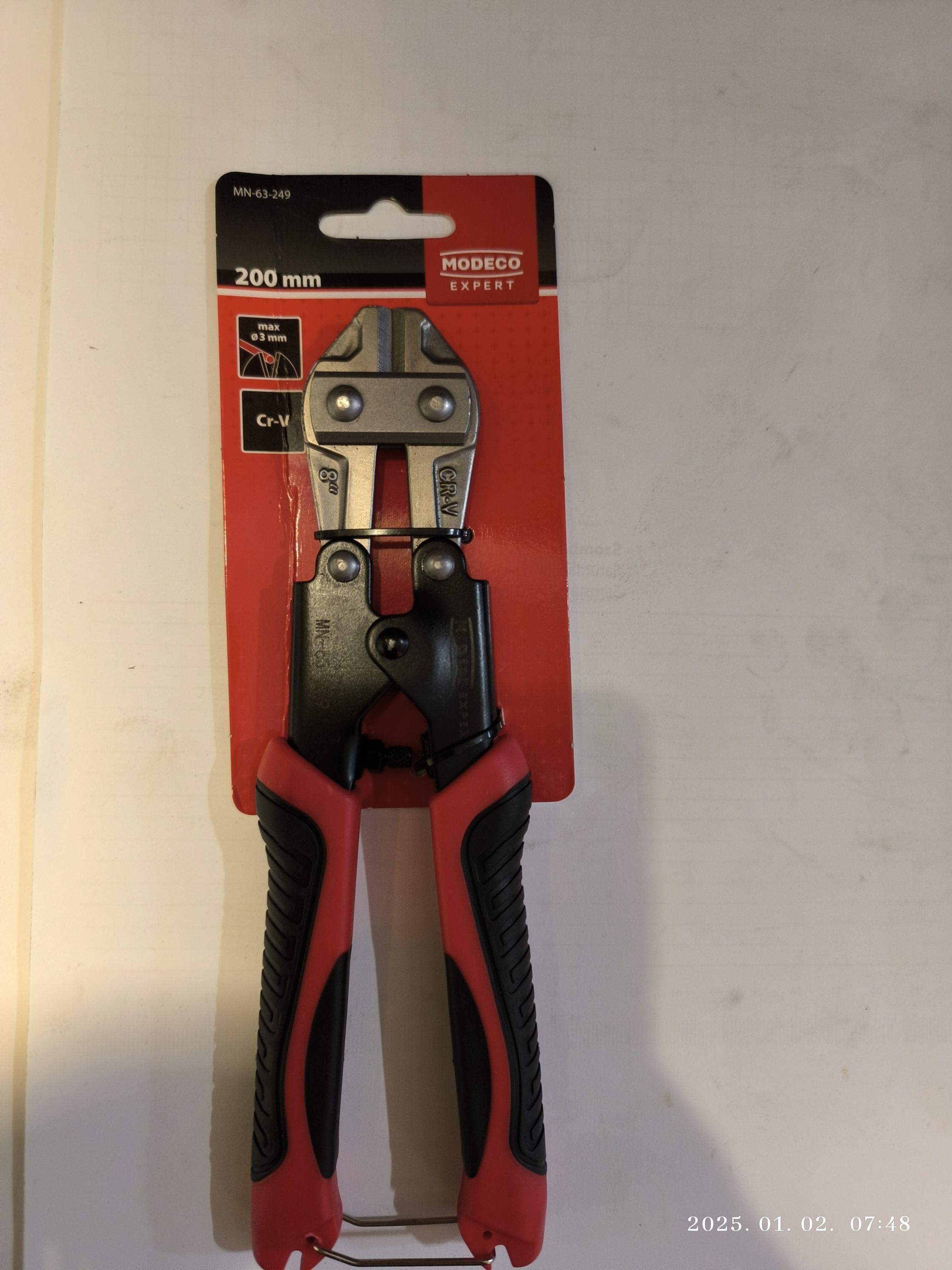 MODECO  Csapszegvágó fogó 200mm termék fő termékképe