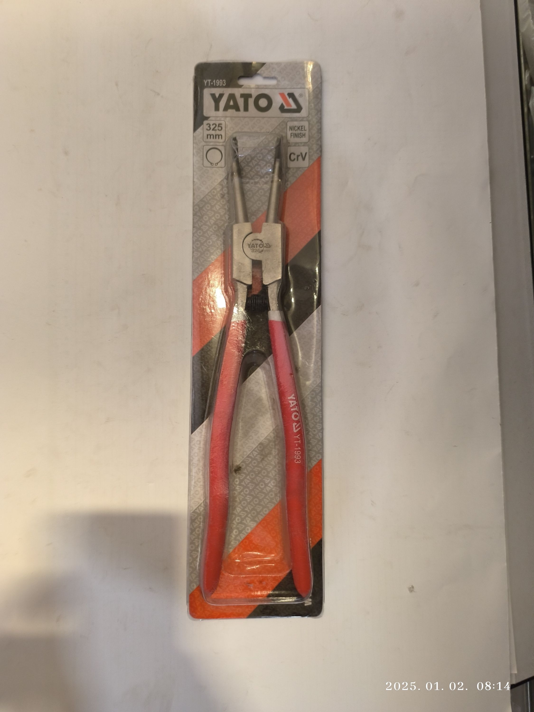 YATO Segerfogó külső, hajlított 325mm termék fő termékképe