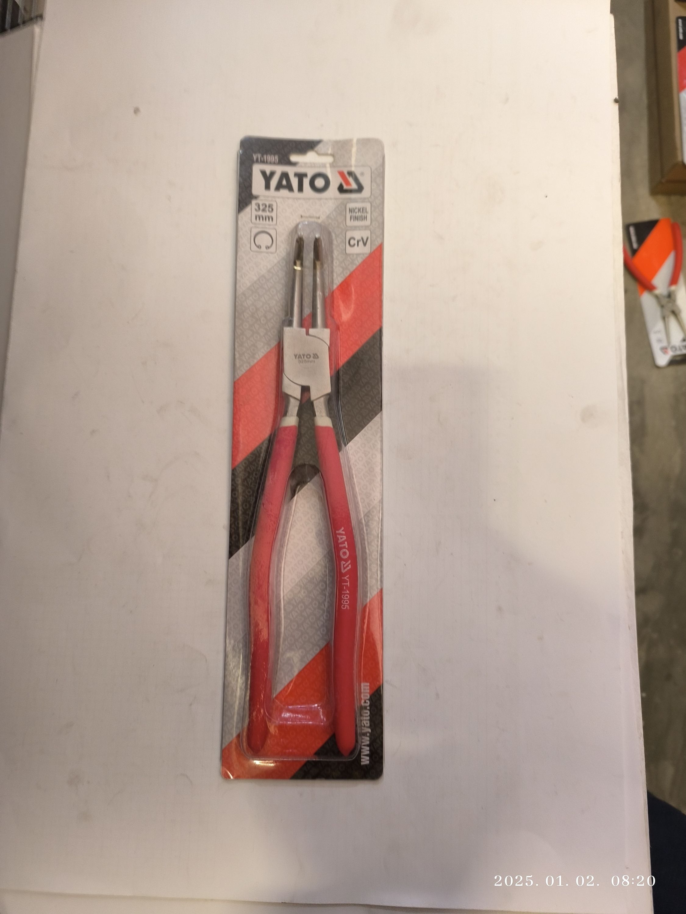 YATO Segerfogó belső, hajlított 325mm termék fő termékképe