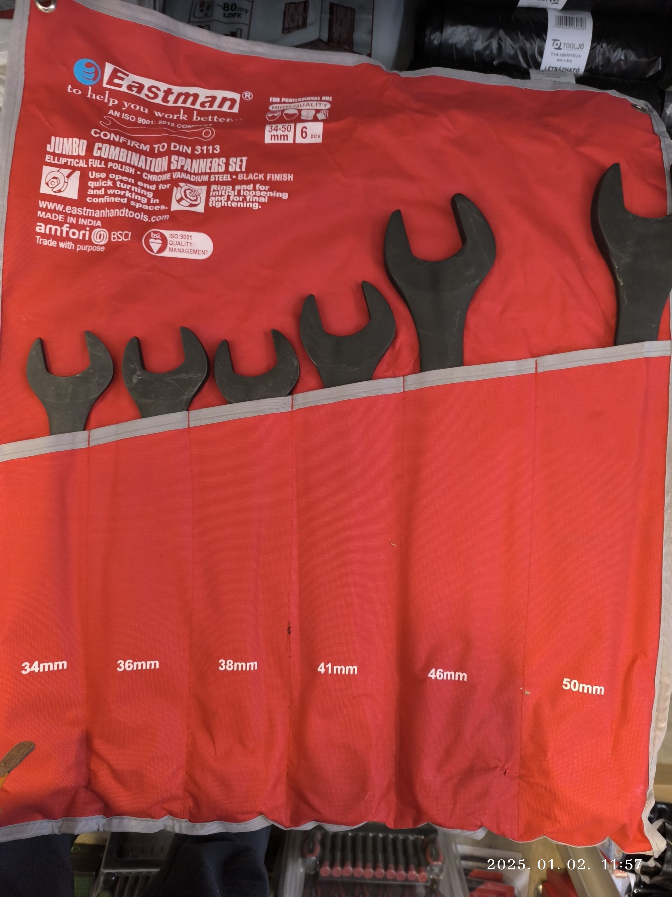 EASTMAN Csillag-villás kulcs készlet 34-50mm termék fő termékképe