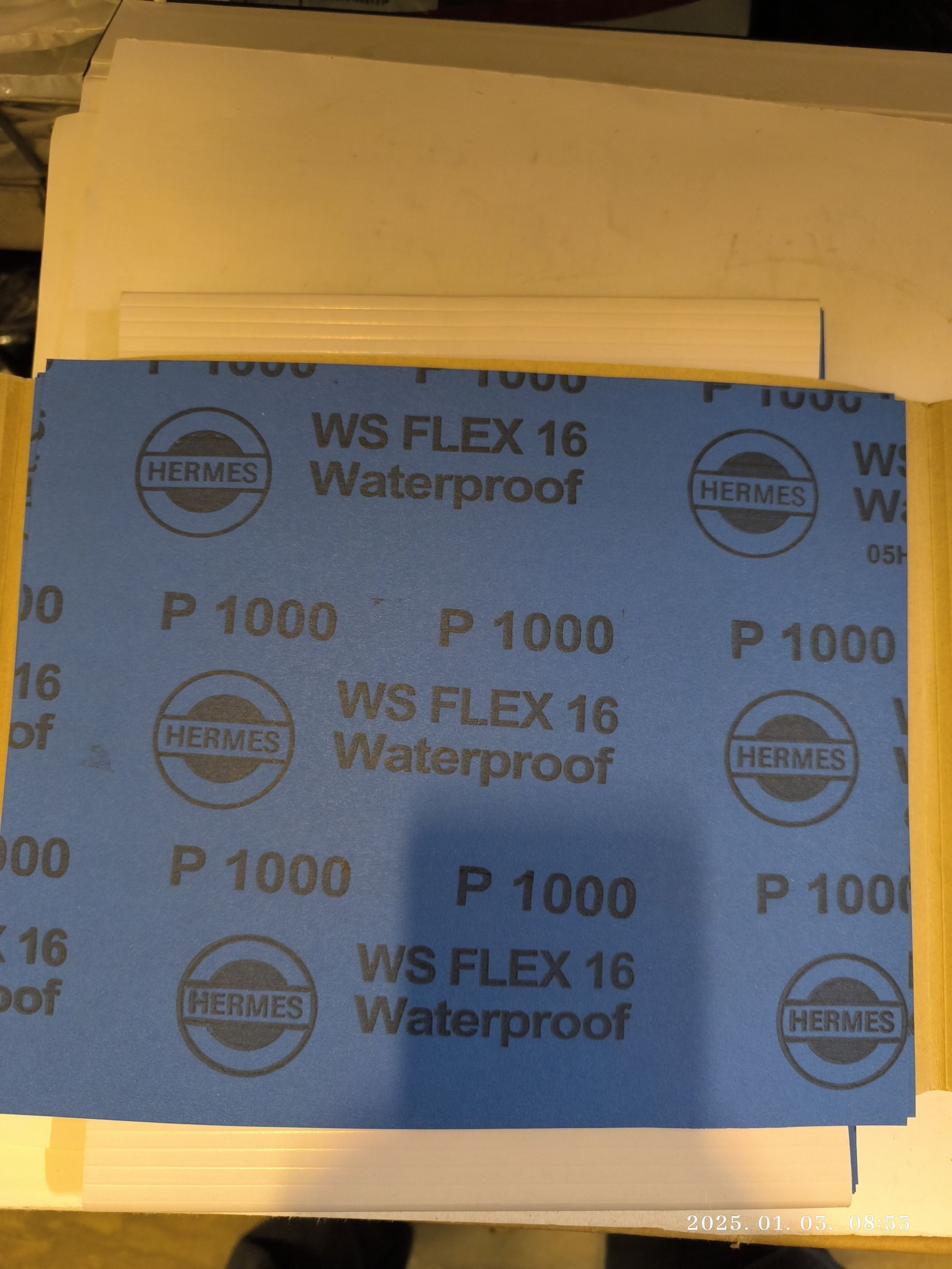 HERMES Csiszolópapir vizes 230x280mm P1000 termék fő termékképe