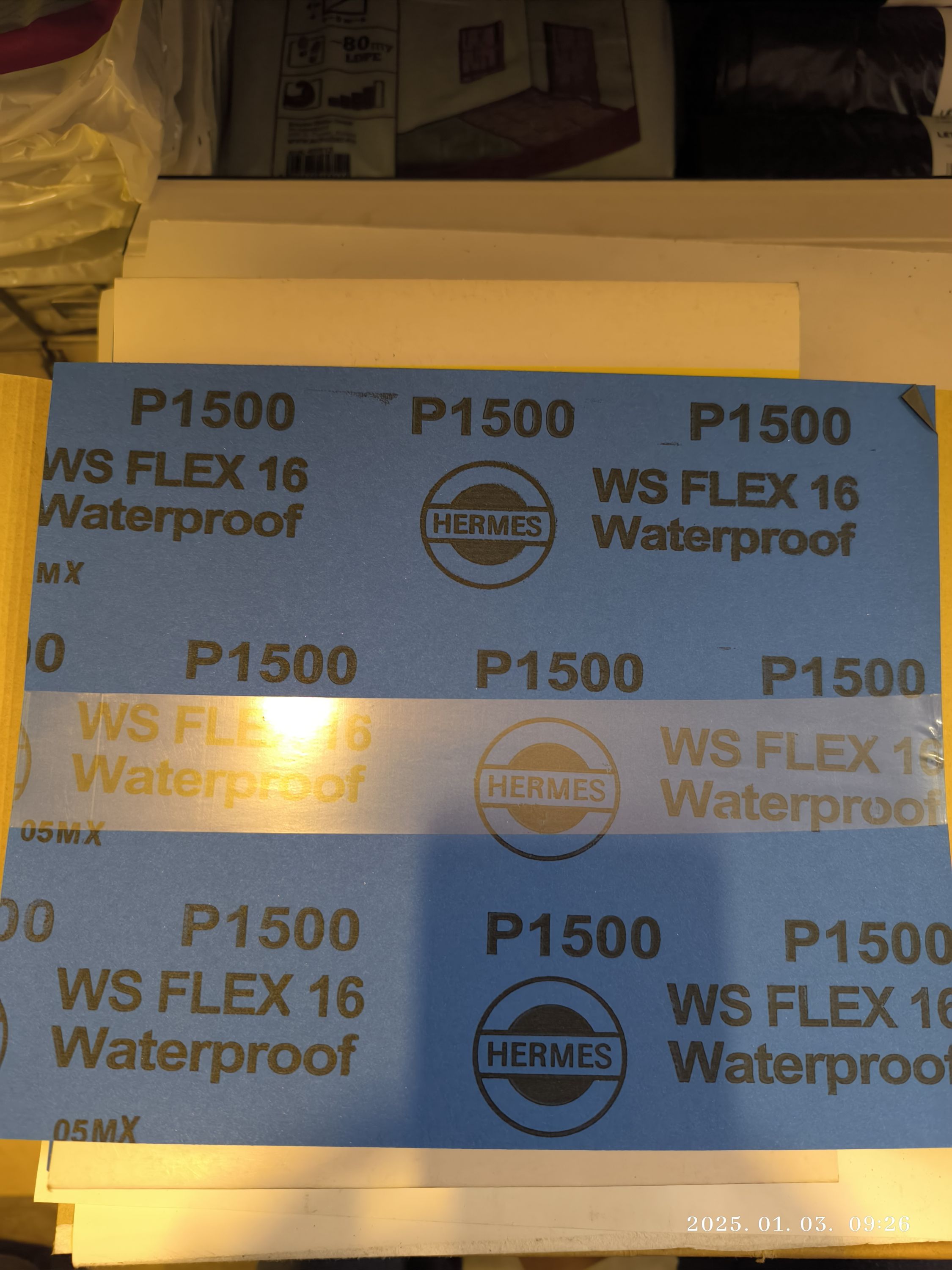 HERMES Csiszolópapir vizes 230x280mm P1500 termék fő termékképe