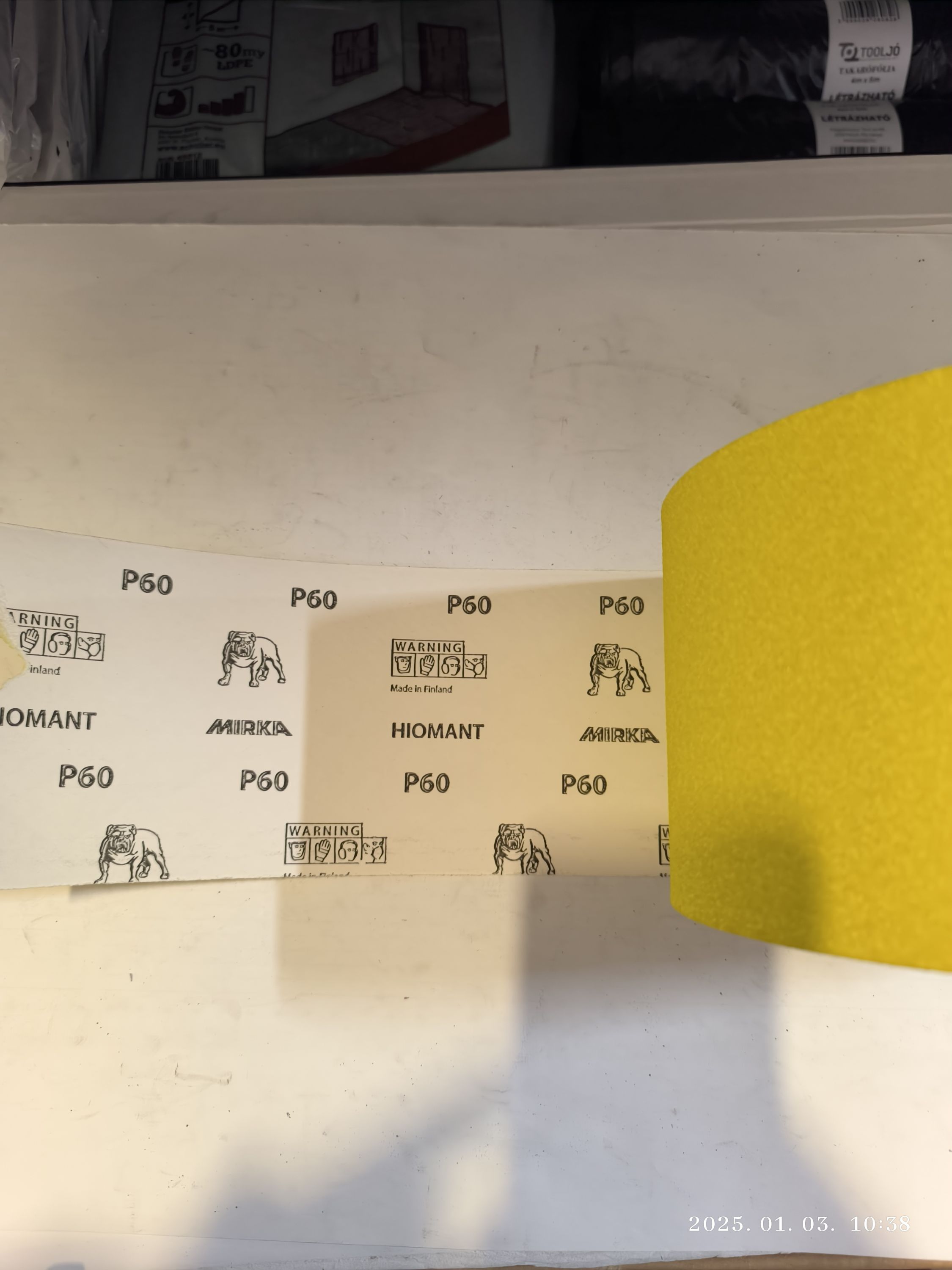 MIRKA HIOMANT Csizszoló szalag 115mm P60 termék fő termékképe