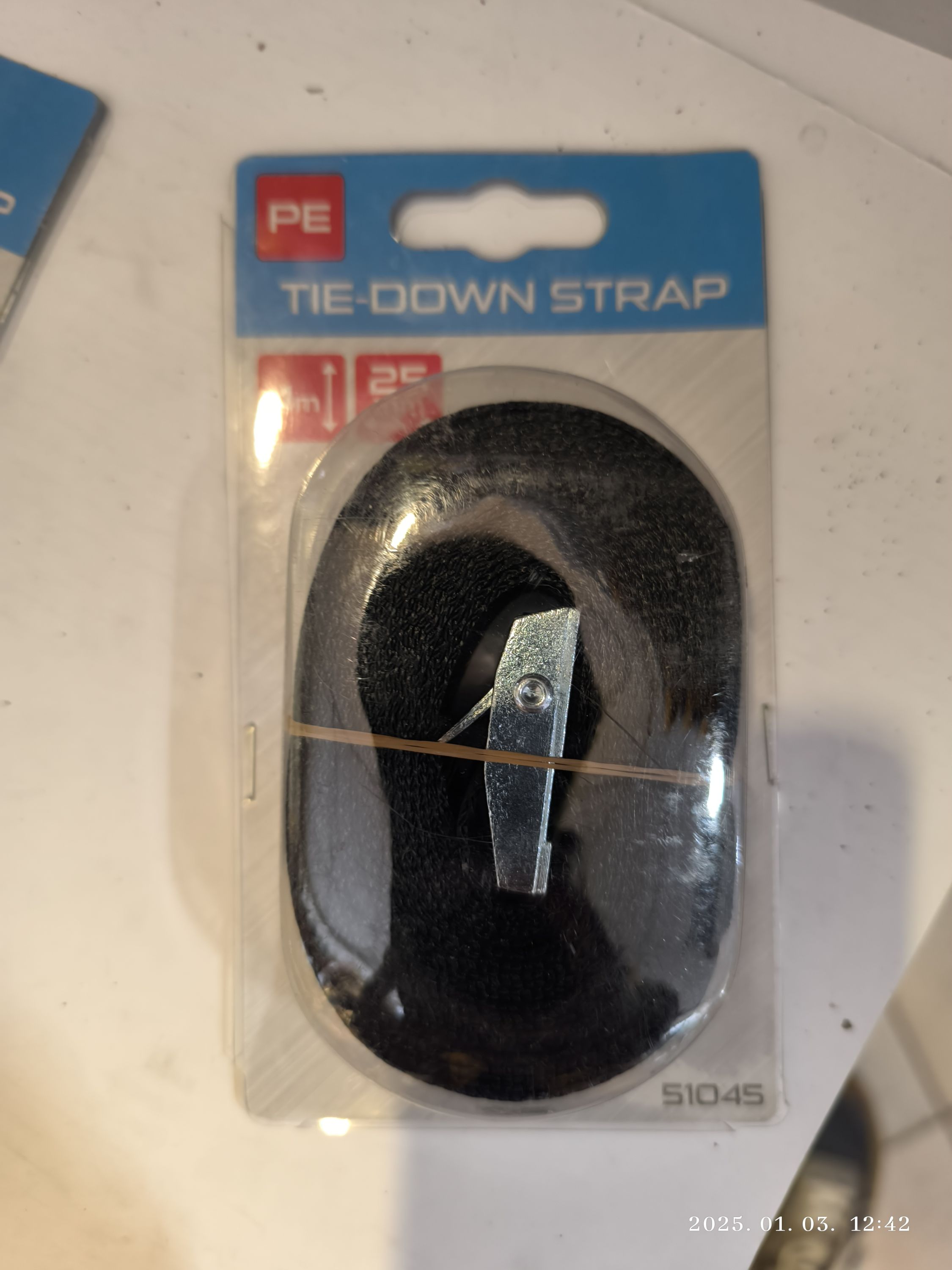 PE Spanifer 4mx25mm fekete termék fő termékképe