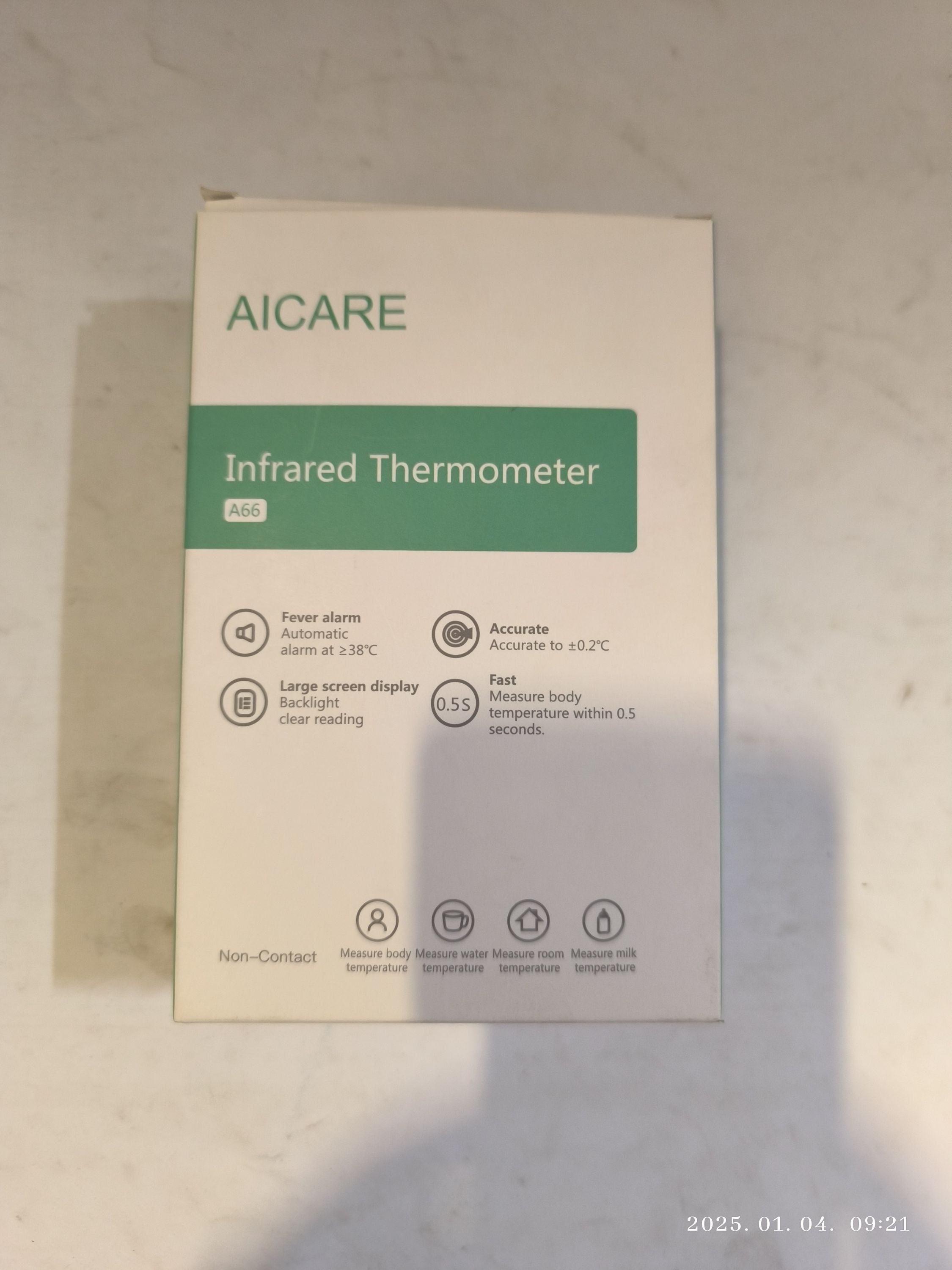 AICARE Érintés nélküli hőmérő termék fő termékképe