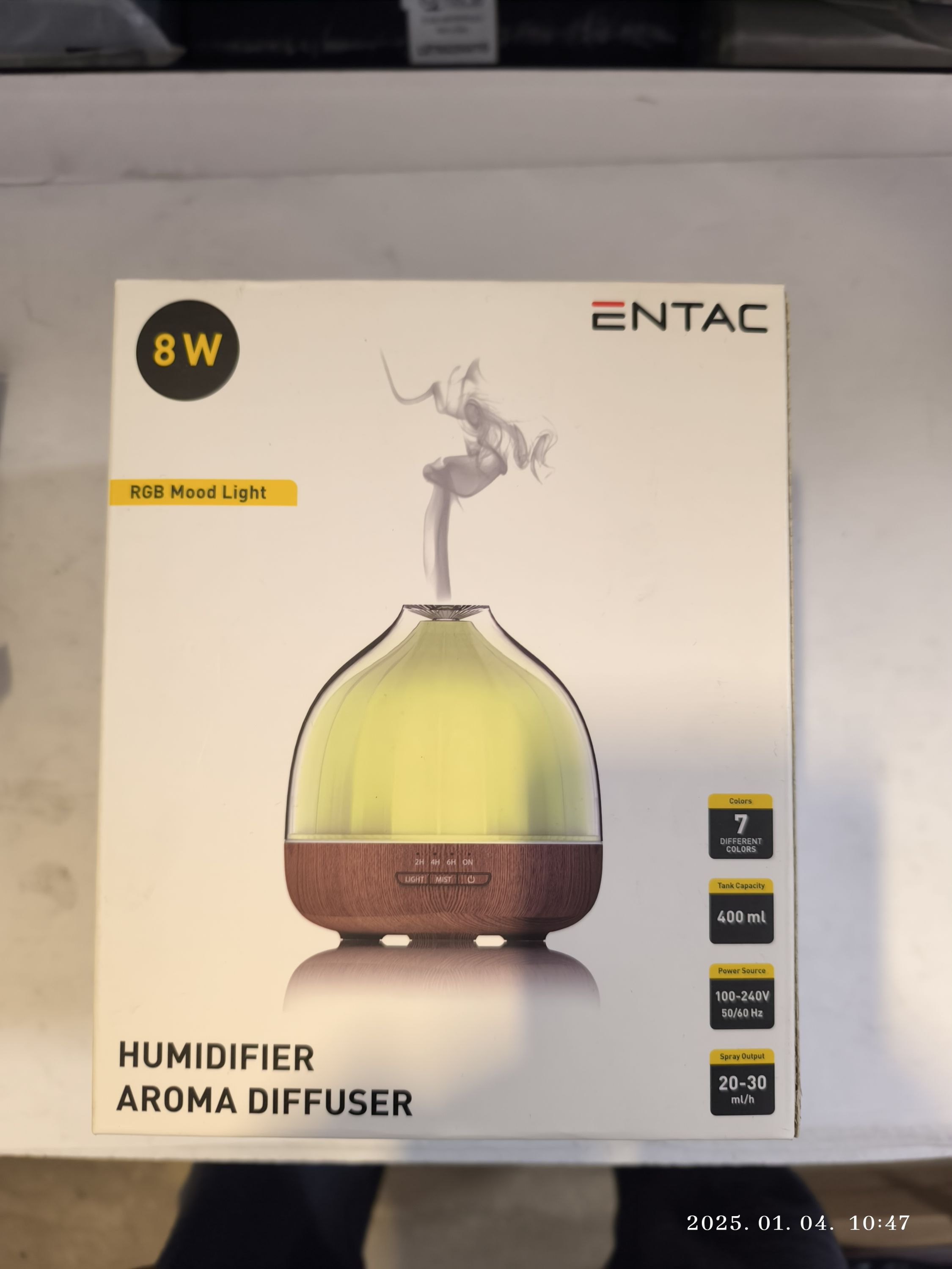 ENTAC AROMA DIFFUSER  Párásító termék fő termékképe