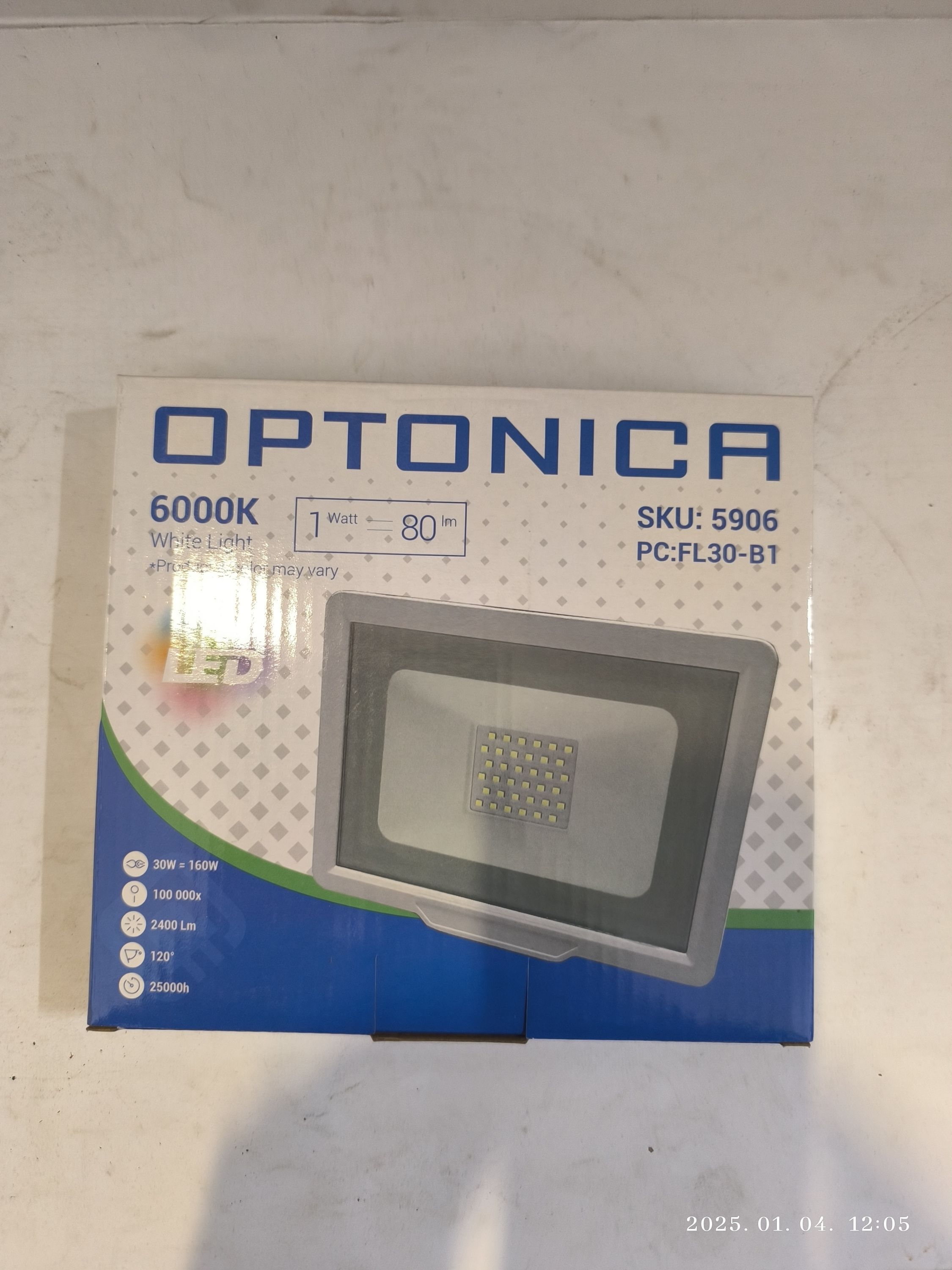 OPTONICA Led reflektor 30w 6000K White termék fő termékképe