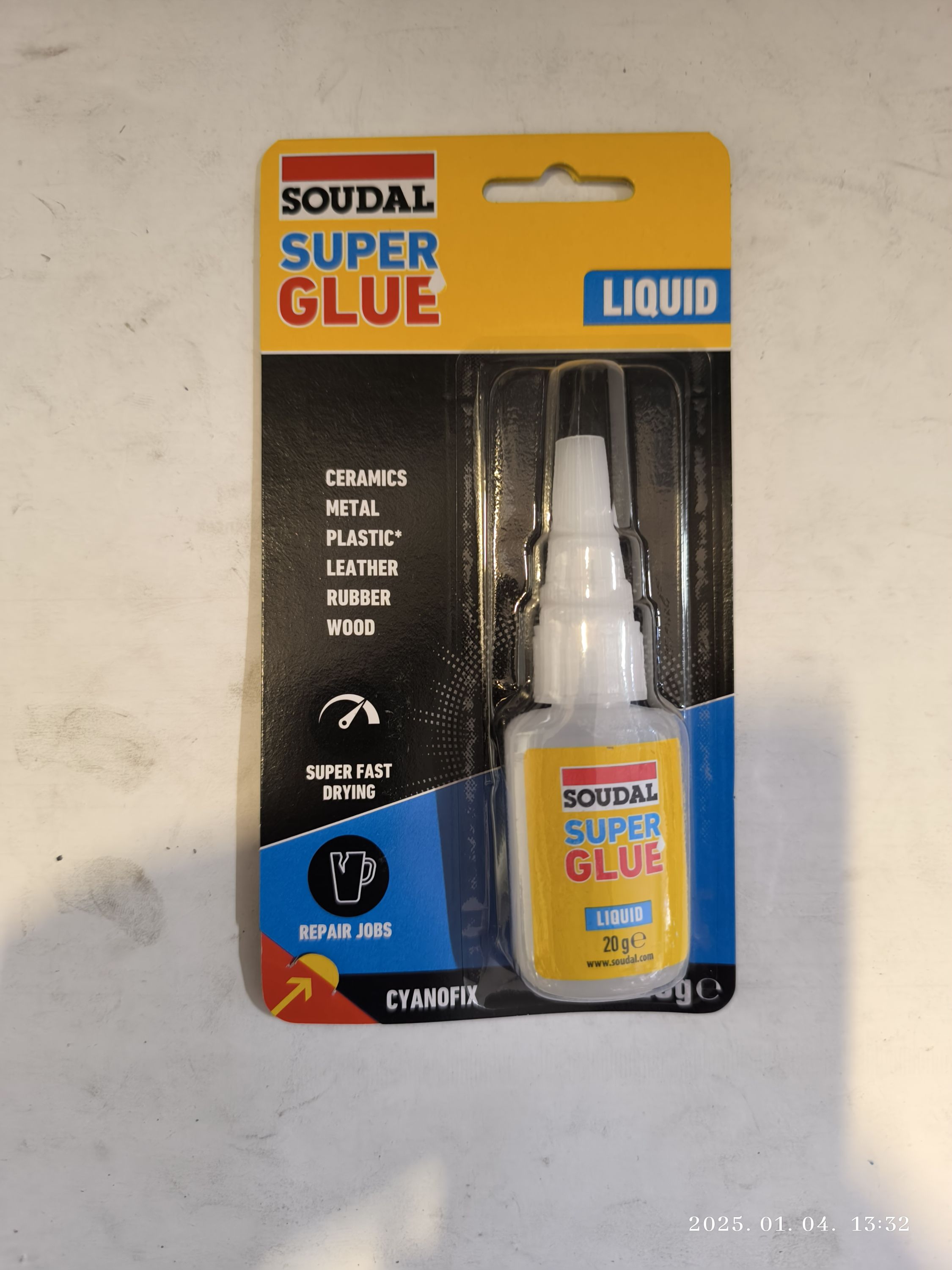 SOUDAL Pillanat ragasztó 20g termék fő termékképe