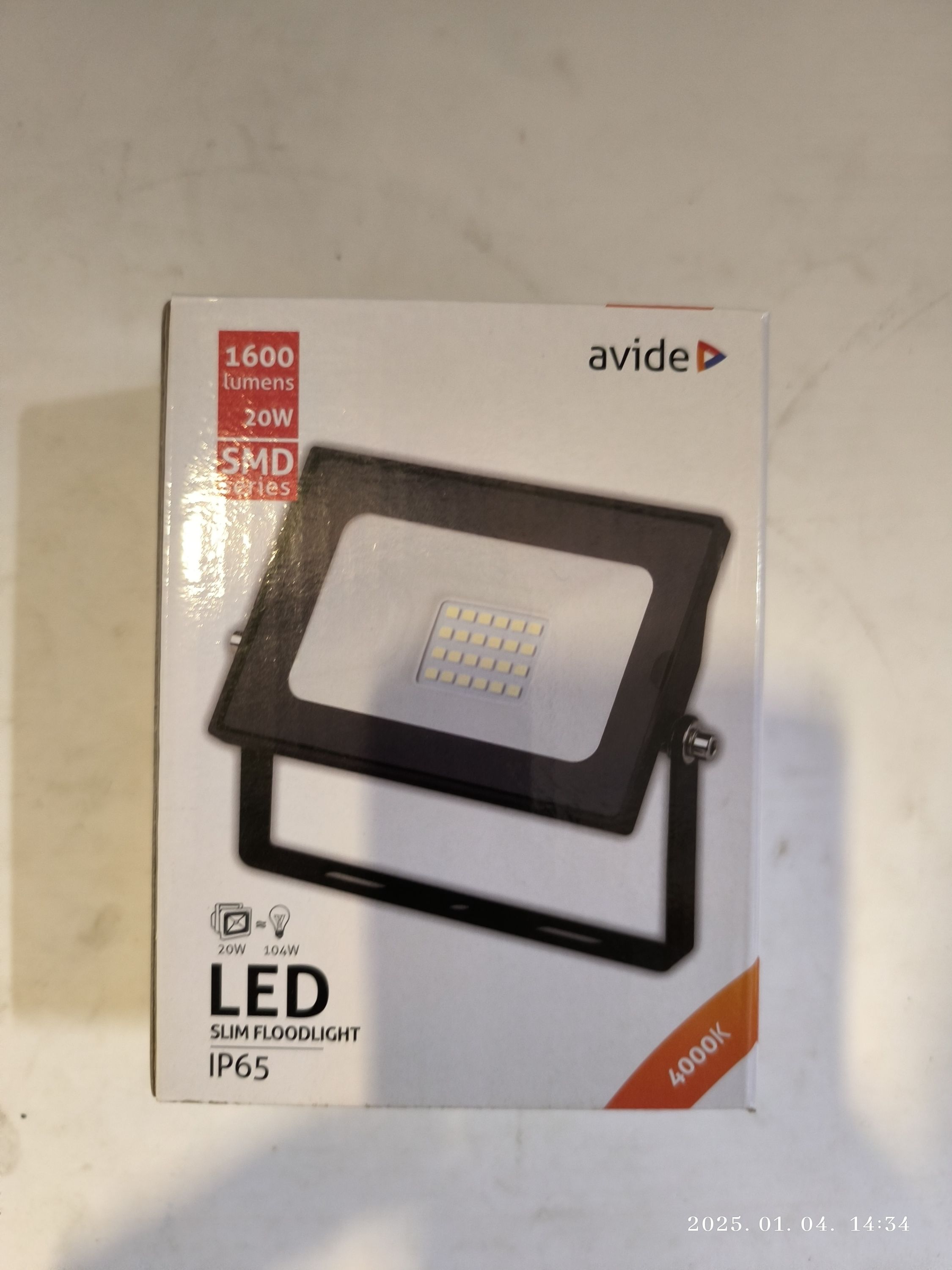 AVIDE Led reflektor 20W 4000K termék fő termékképe