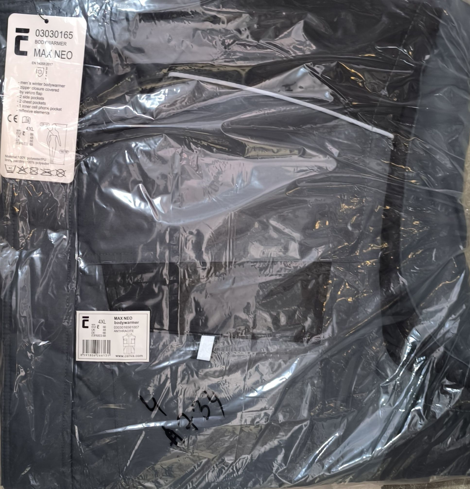 MAX NEO téli mellény antracit 4XL termék fő termékképe