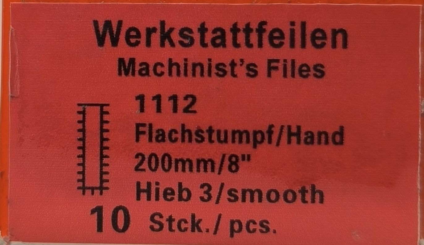 ADLER FEILEN Lapos tompavégű reszelő 1112 200 H 3 termék fő termékképe