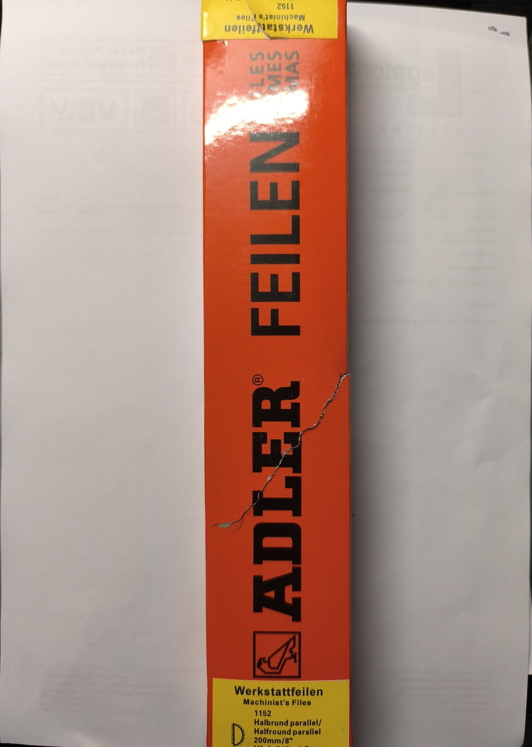 ADLER FEILEN Félgömbölyű reszelő 1152 200 H 2 termék fő termékképe