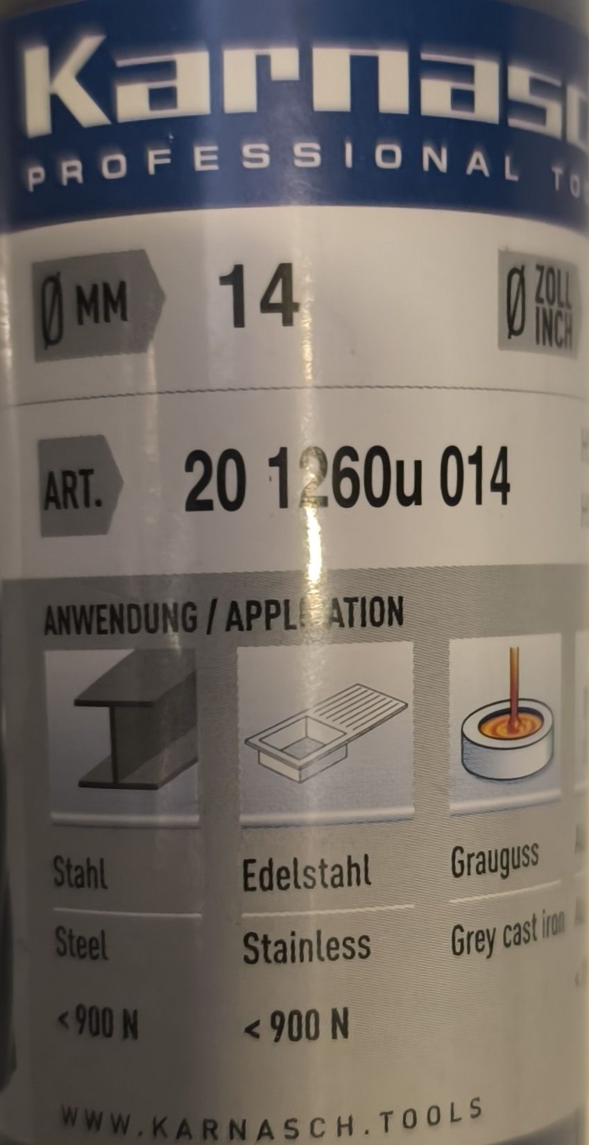 KARNASCH KORONAFÚRÓ WELDON 19 GOLD-Line30 d 14mm termék fő termékképe