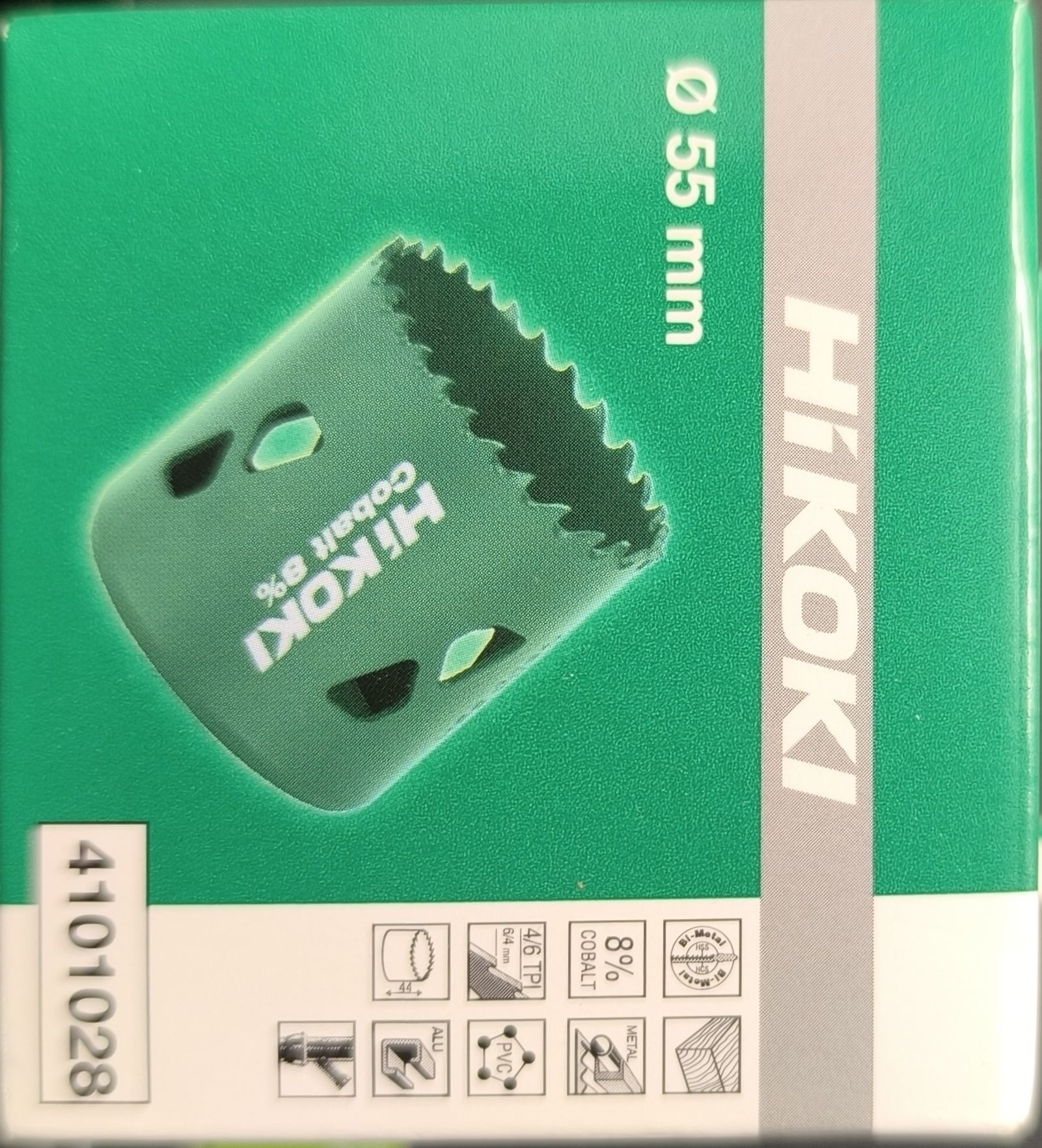 HIKOKI Lyukfűrész 55mm HSS BI-metál termék fő termékképe