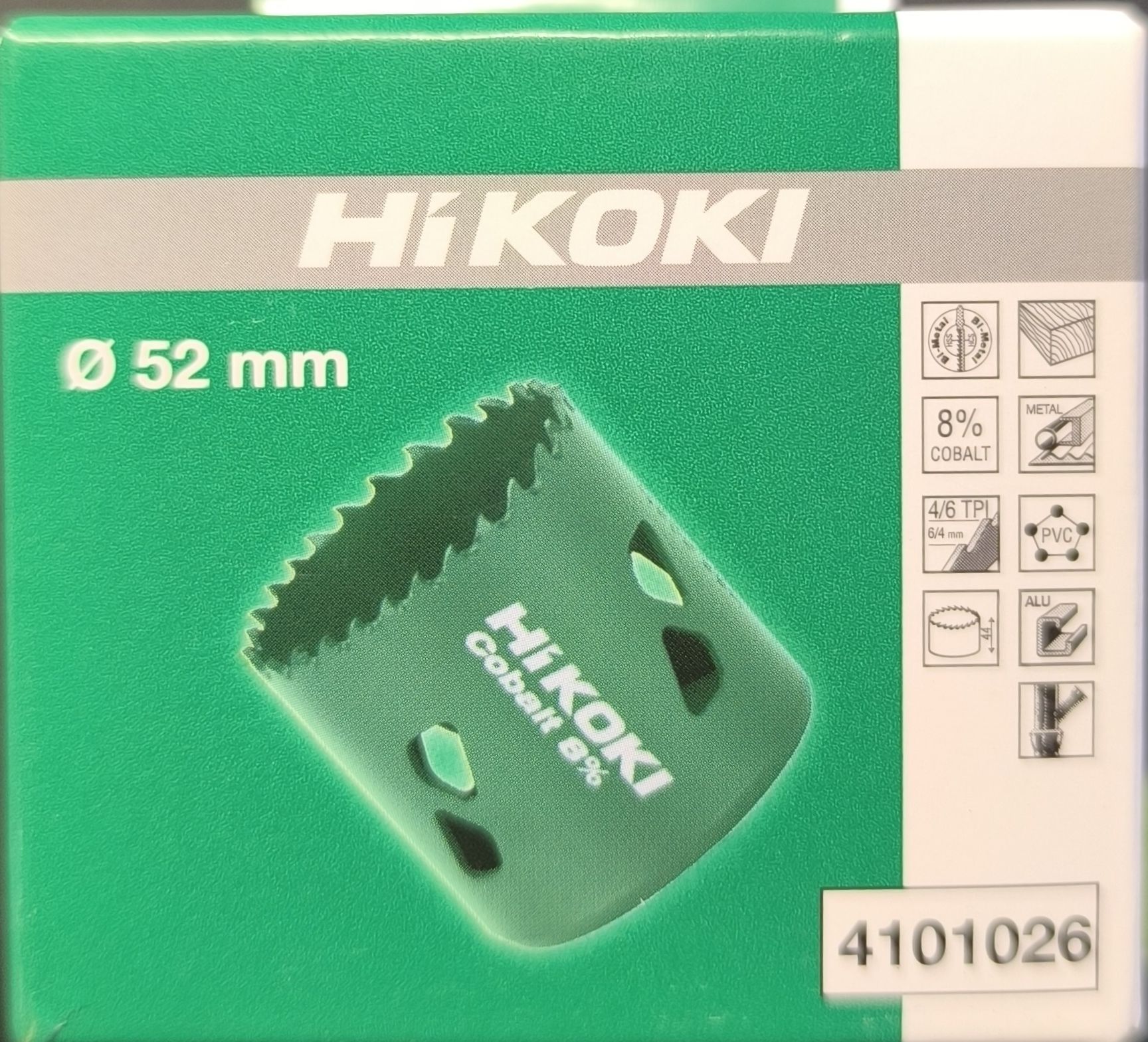 HIKOKI Lyukfűrész 52mm HSS BI-metal termék fő termékképe