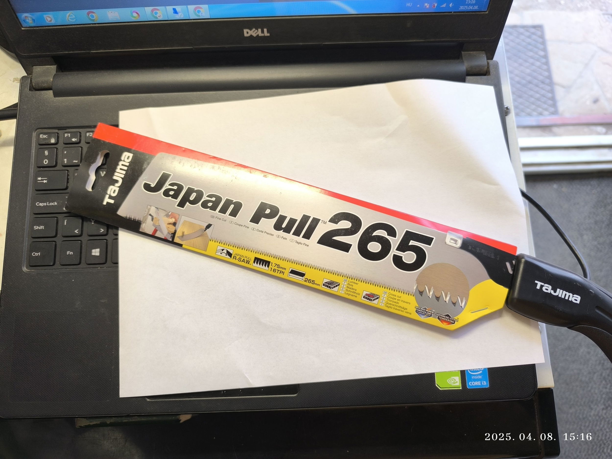 TAJIMA Húzófűrész 265 mm termék fő termékképe