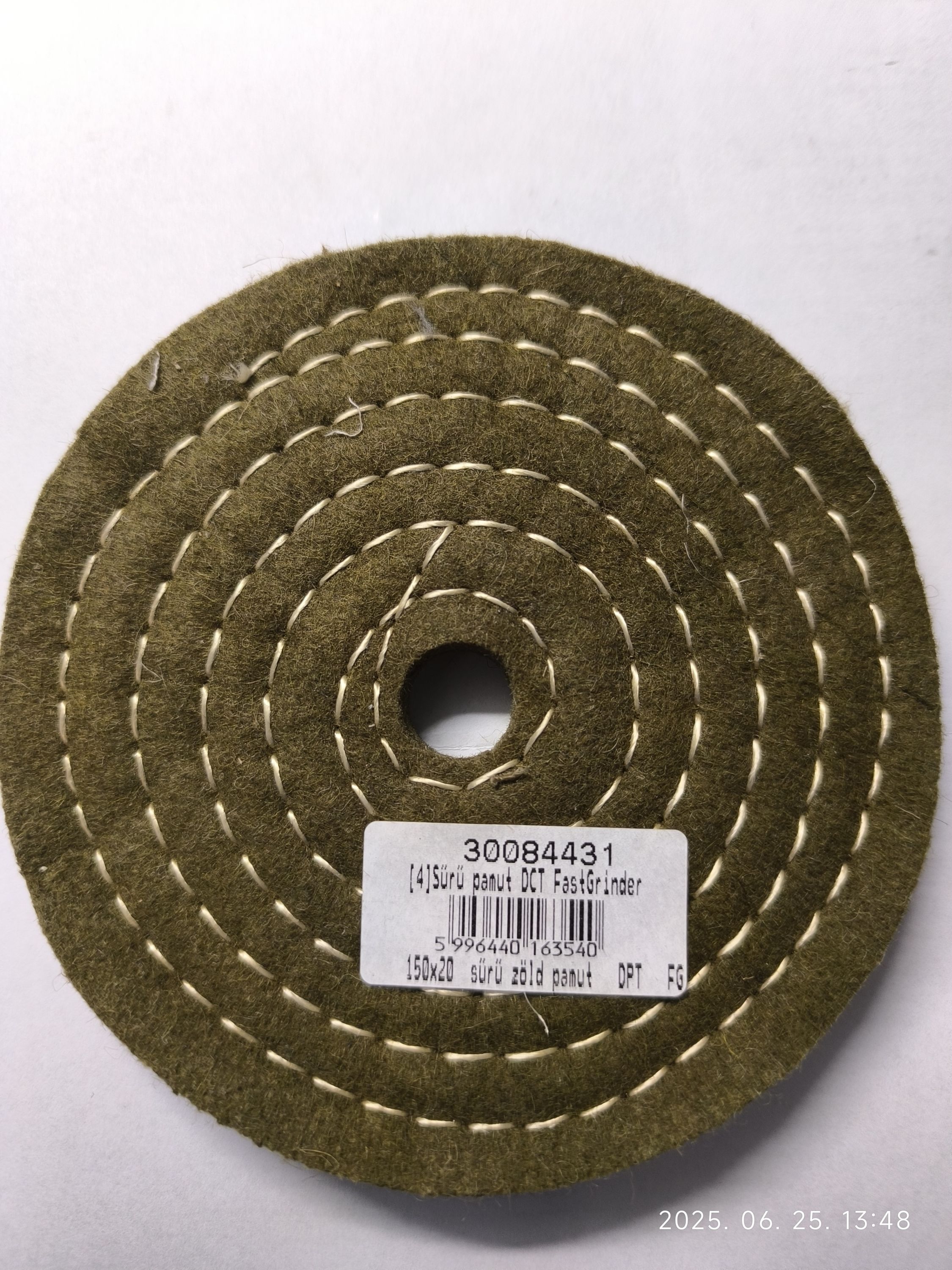 FastGrinder Sűrű zöld pamut DPT FG rongykorong termék fő termékképe