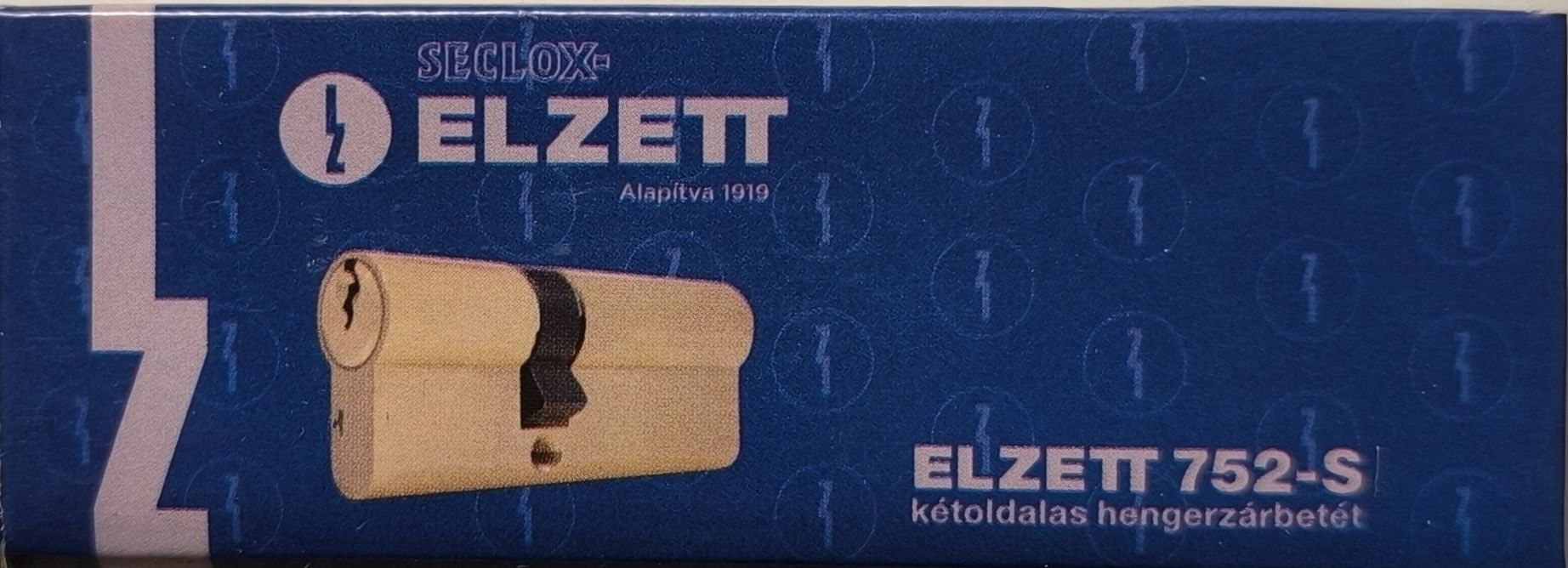 ELZETT Kétoldalas hengerzárbetét 752-S 45/45 , 3K termék fő termékképe