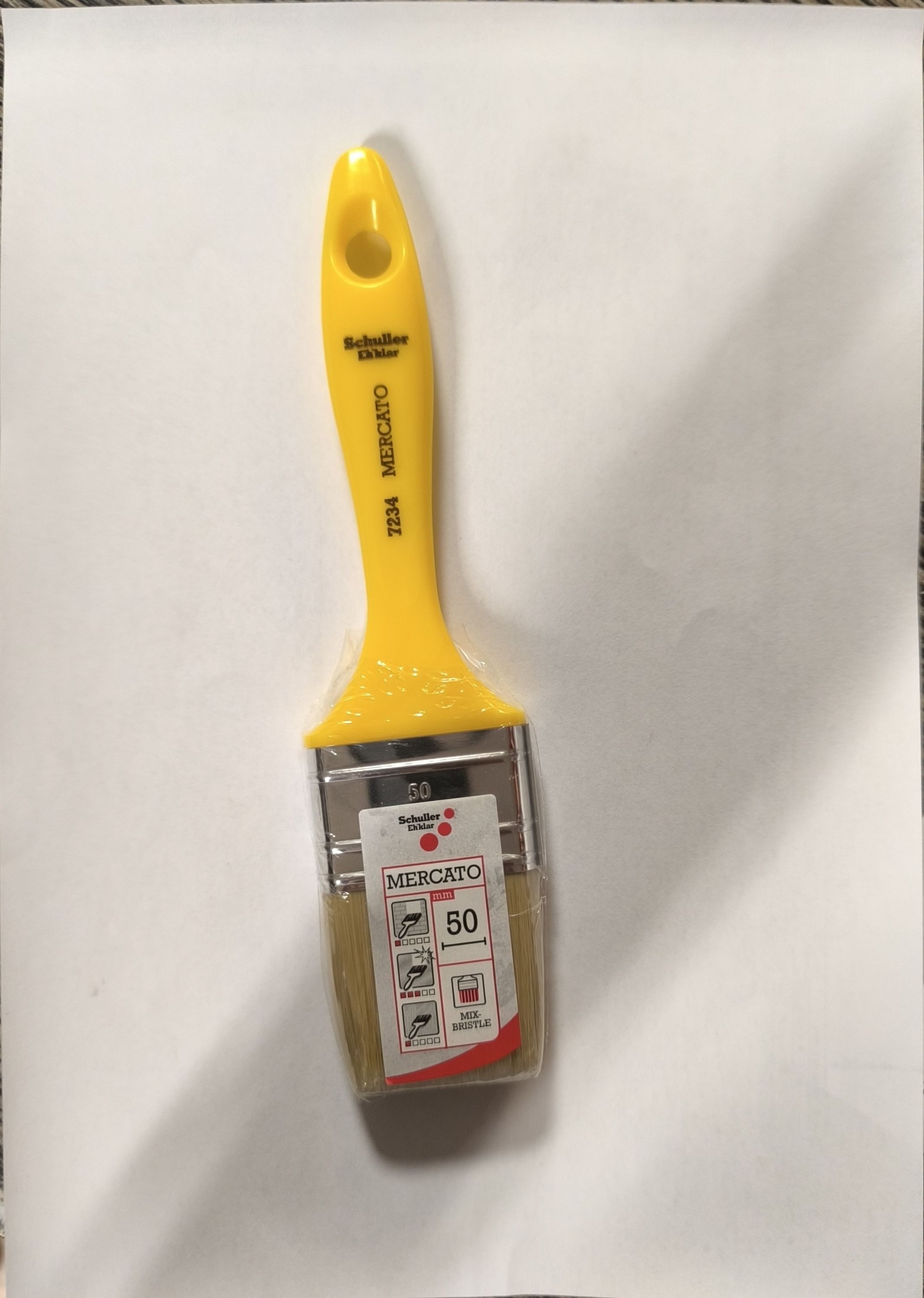 Schuller Eh'klar SCHULLER ecset 50 mm , sárga nyél termék fő termékképe