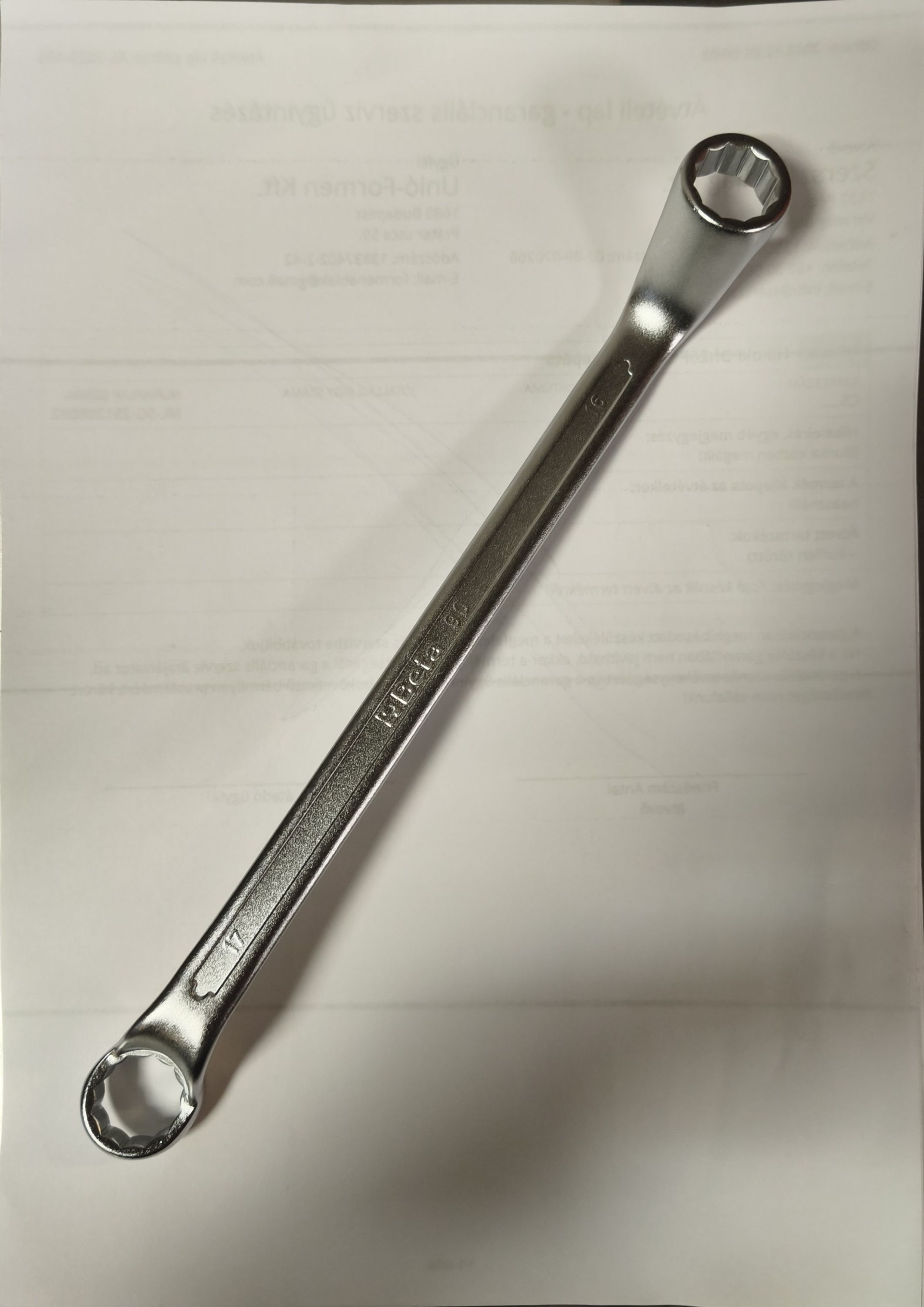 BETA Csillagkulcs 16x17 termék fő termékképe