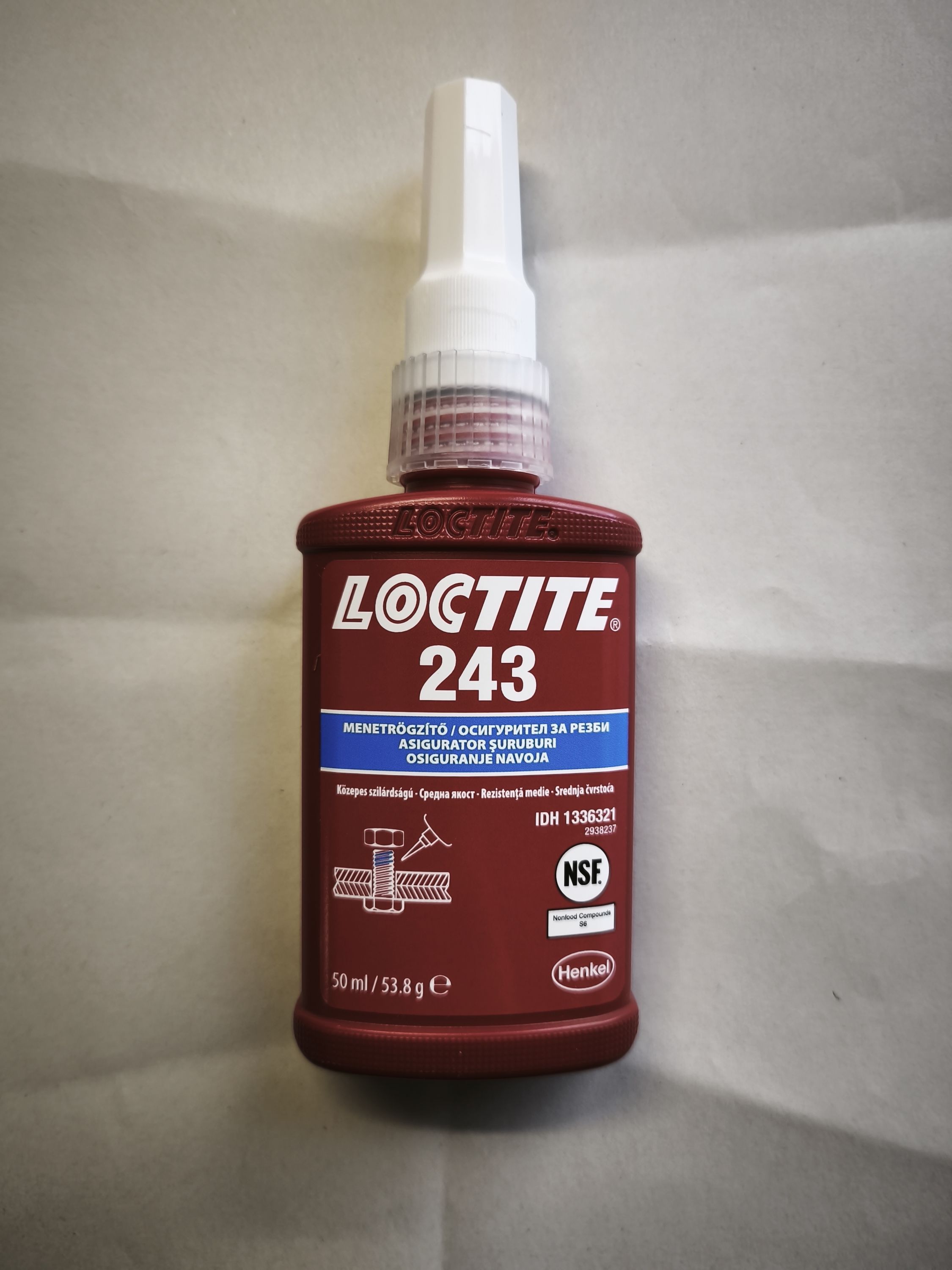 LOCTITE 243 Menetrögzítő 50ml termék fő termékképe