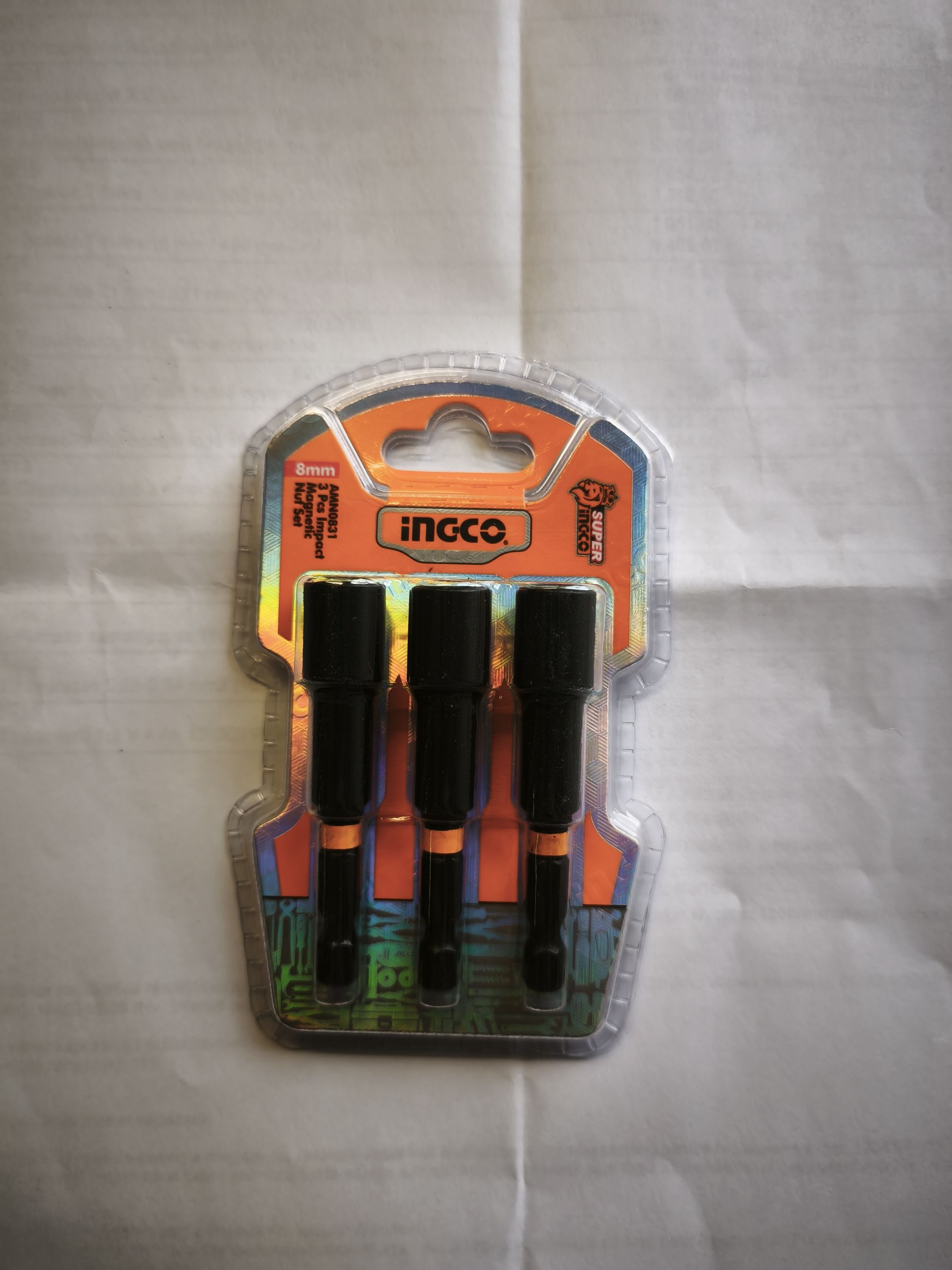 INGCO Impact csavarbehajtó 8mm 3db termék fő termékképe