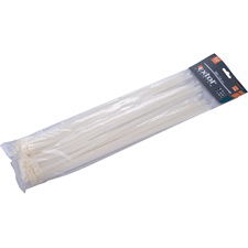 EXTOL kábelkötegelő 7,6×380mm 50db, fehér nylon; UV-, sav- és lúgálló termék fő termékképe