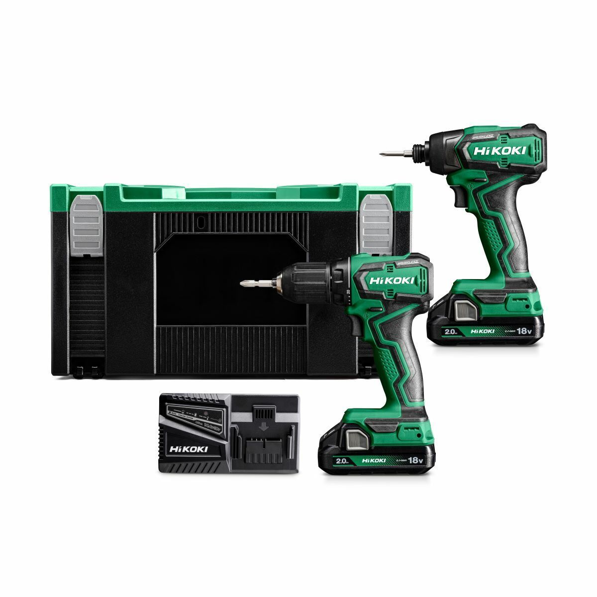 Hikoki KC18DDWFZ Gépcsomag DS18DE+WR18DBDL2+2xBSL1840M termék fő termékképe