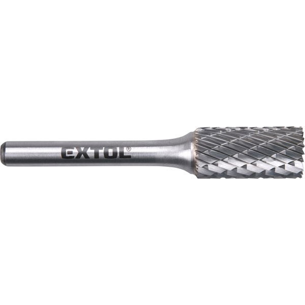 EXTOL Keményfém turbómaró (rotormaró), hengeres, átmérő 12×25mm/szár 6mm, keresztfogazás termék fő termékképe