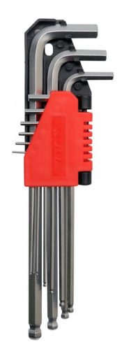 YATO Imbuszkulcs készlet 9 részes 1,5-10 mm CrV termék fő termékképe