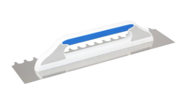 KUBALA Rozsdamentes simító, 130x480 mm 3K nyél G-21, félköríves fogazású, MASTER LINE termék fő termékképe