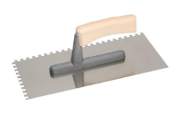 KUBALA Rozsdamentes simító, 130x270 mm, fogazás 12x12 mm, ECO LINE termék fő termékképe