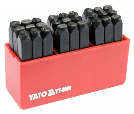 YATO Betűbeütő készlet 6 mm 27 részes termék fő termékképe