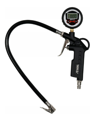 YATO Kerékfúvató pisztoly LCD nyomásmérővel 1/4" termék fő termékképe