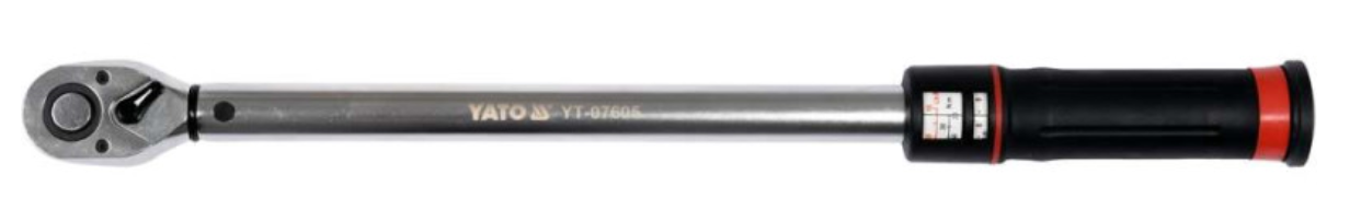 YATO Nyomatékkulcs 1/2" 20-220 Nm 481 mm ablakos CrMo42 termék fő termékképe