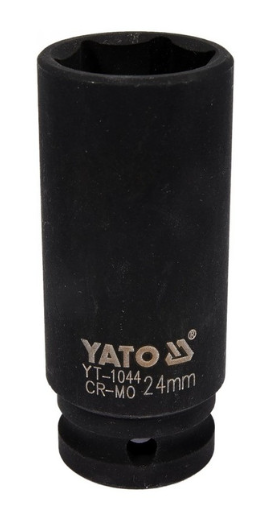 YATO Gépi hosszú dugókulcs 1/2" 24 mm CrMo termék fő termékképe