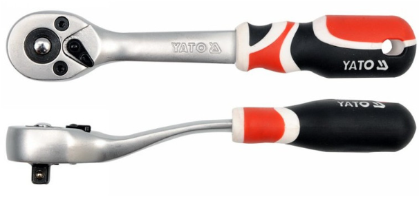 YATO Racsnis hajtószár 1/4" 155 mm 72T CrV termék fő termékképe