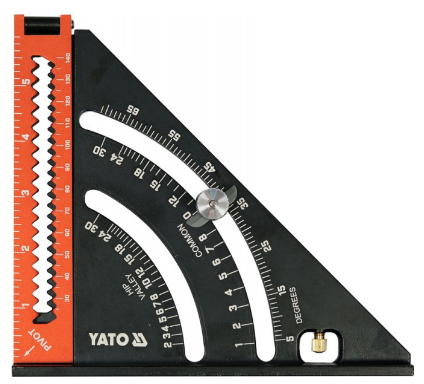 YATO Talpas derékszög vonalzó 290 x 185 mm alumínium termék fő termékképe