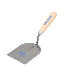 KUBALA Acél kőműves kanál, 100 mm, bükkfa nyél termék fő termékképe