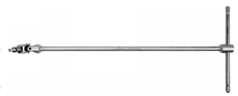 YATO T-alakú hajtókar csuklós 1/4" 450 mm CrV termék fő termékképe