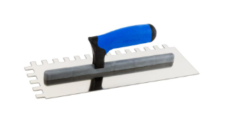 KUBALA Rozsdamentes simító, 130x355 mm 2K nyél, kerekített fogazás 12x16 mm termék fő termékképe