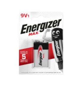 Energizer Max Alkáli 9V Elem B1 termék fő termékképe