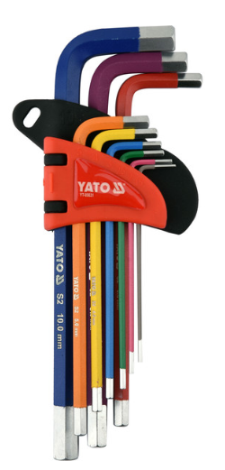 YATO Hosszított imbuszkulcs készlet 9 részes 1,5 - 10 mm S2 termék fő termékképe