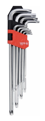 YATO Hosszú Torx kulcs készlet 9 részes T10-T50 CrV termék fő termékképe