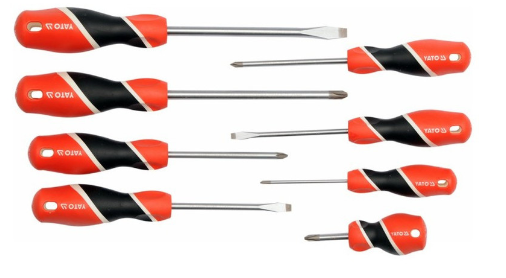 YATO Csavarhúzó készlet 8 részes mágneses S2 termék fő termékképe