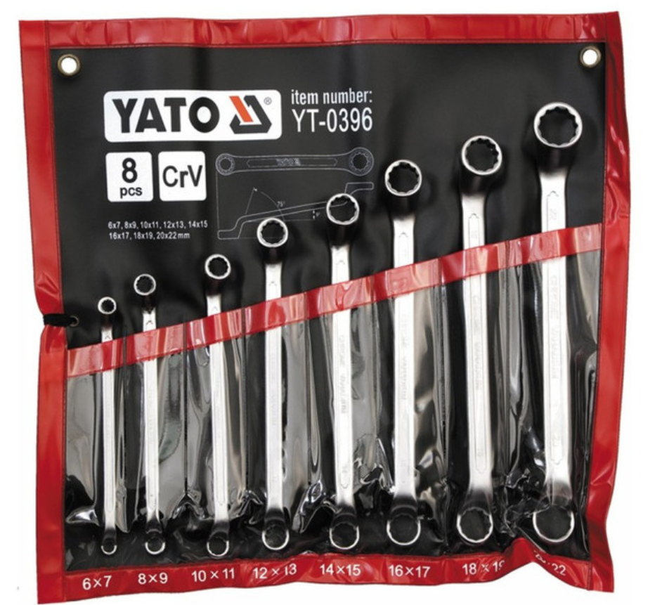 YATO Csillagkulcs készlet 8 részes 6-22 mm CrV termék fő termékképe