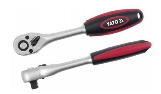 YATO Racsnis hajtószár 1/2" 265 mm 72T egyenes szár CrV termék fő termékképe