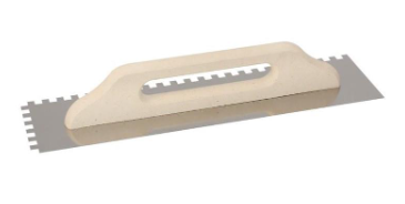 KUBALA Rozsdamentes simító, 130x480 mm, fogazás 10x10 mm, ECO LINE termék fő termékképe